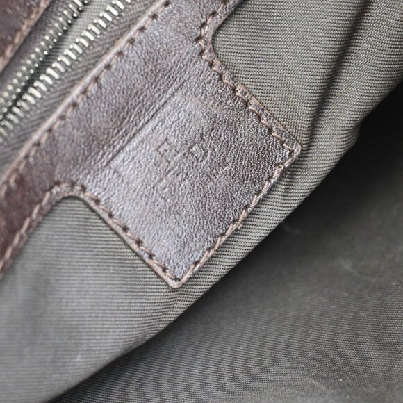 FENDI Logo Zucca Pattern Hand Bag Canvas Leather Brown SHW Italy 36KB279 - Picture 14 of 15